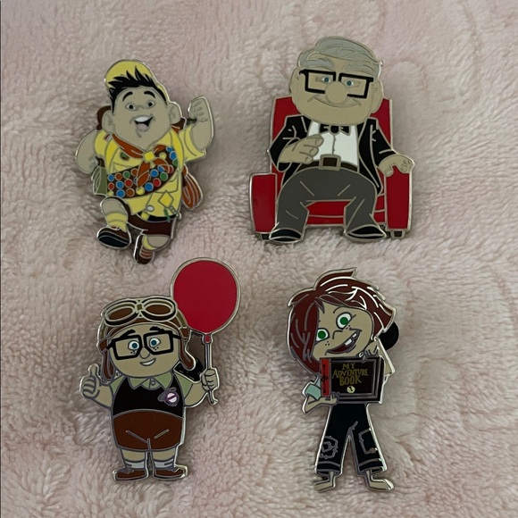 Disney Other - Disney UP Pixar Adventure Character Pin Bundle